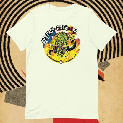 'Destroy AmerAKKa! Comfy Tee Shirt - Image 7
