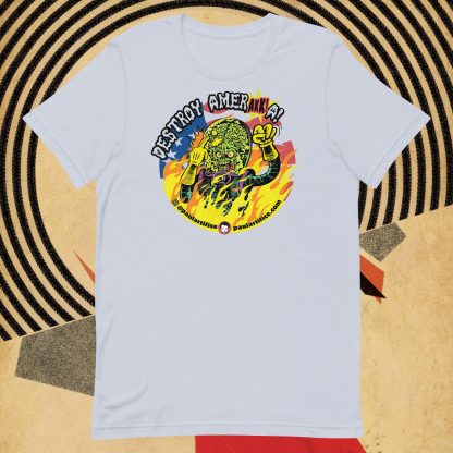 'Destroy AmerAKKa! Comfy Tee Shirt - Image 12