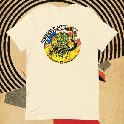 'Destroy AmerAKKa! Comfy Tee Shirt - Image 6