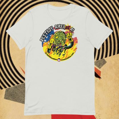 'Destroy AmerAKKa! Comfy Tee Shirt - Image 11