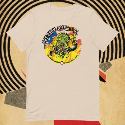 'Destroy AmerAKKa! Comfy Tee Shirt - Image 10