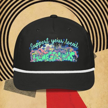 'Support Your Local HOMEGROWNS' Golf rope cap