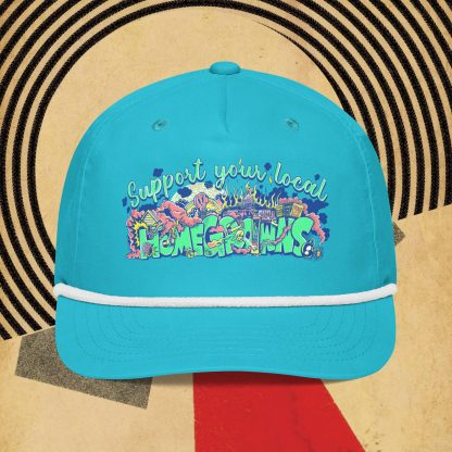 'Support Your Local HOMEGROWNS' Golf rope cap - Image 3