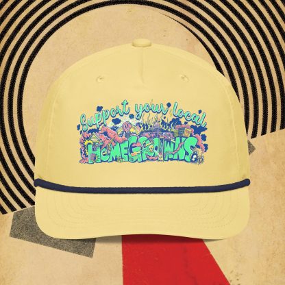 'Support Your Local HOMEGROWNS' Golf rope cap - Image 2