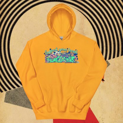 'Support Your Local HOMEGROWNS' Unisex Hoodie - Image 3