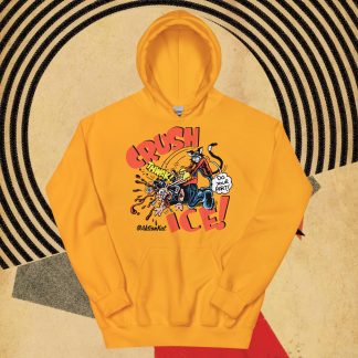 'Crush ICE' Aktion Kat! Unisex Hoodie