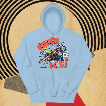 'Crush ICE' Aktion Kat! Unisex Hoodie - Image 5