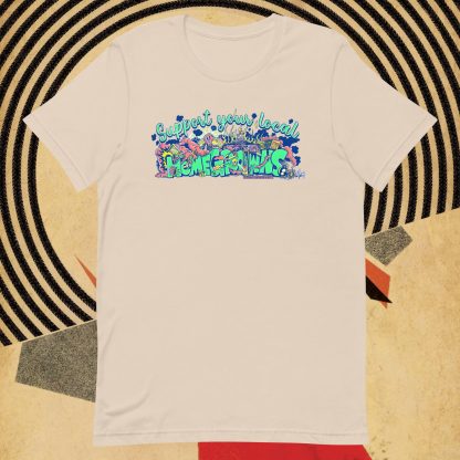 Support Yourt Local 'HOMEGROWNS' Comfy Unisex T-Shirt - Image 8