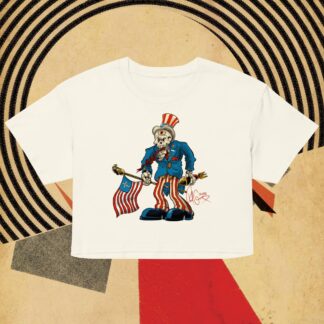 Uncle Scam Crop Top